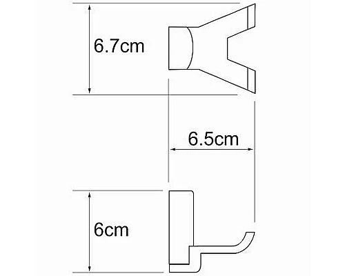 Заказать Двойной крючок WasserKRAFT Exter K-5223D Светлая бронза в магазине сантехники Santeh-Crystal.ru