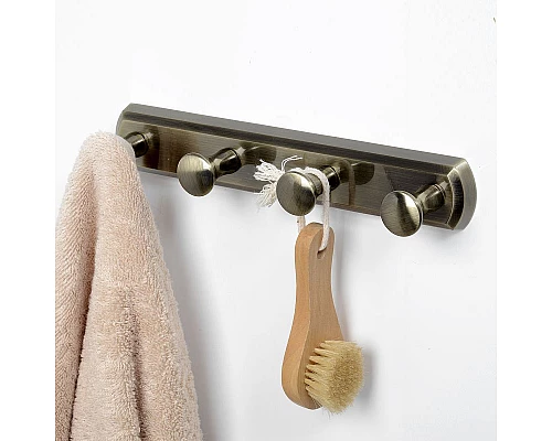 Заказать Вешалка для полотенец WasserKRAFT Exter K-1094 Светлая бронза в магазине сантехники Santeh-Crystal.ru