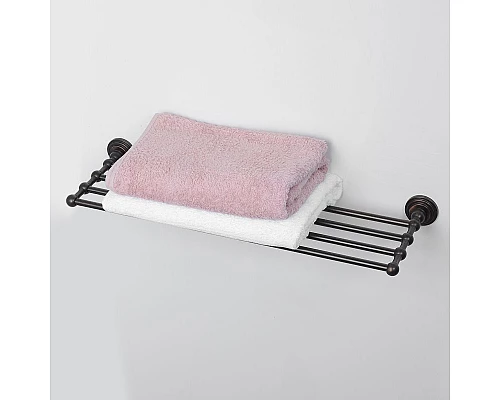 Заказать Полка для полотенец WasserKRAFT Isar K-7311 Темная бронза в магазине сантехники Santeh-Crystal.ru