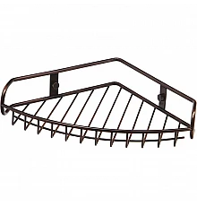 Полка корзина WasserKRAFT Isar K-1711 угловая Темная бронза