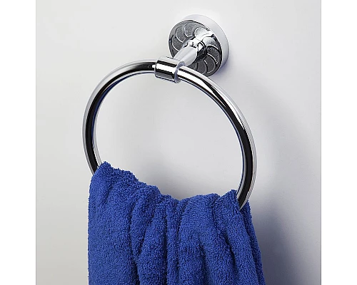Приобрести Кольцо для полотенец WasserKRAFT Isen K-4060 Хром в магазине сантехники Santeh-Crystal.ru