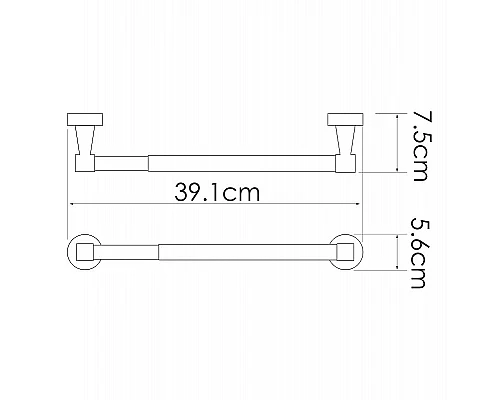 Заказать Держатель бумажных полотенец WasserKRAFT Isen K-4091 Хром в магазине сантехники Santeh-Crystal.ru