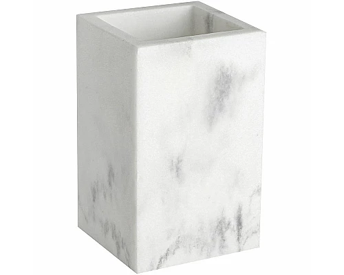 Приобрести Стакан для зубных щеток WasserKRAFT Kammel K-9128 Белый мрамор в магазине сантехники Santeh-Crystal.ru