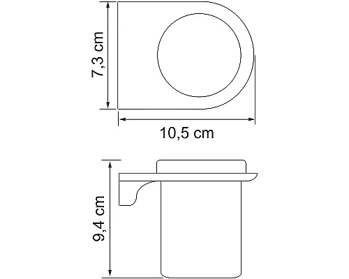 Приобрести Стакан для зубных щеток WasserKRAFT Kammel K-8328 Хром в магазине сантехники Santeh-Crystal.ru