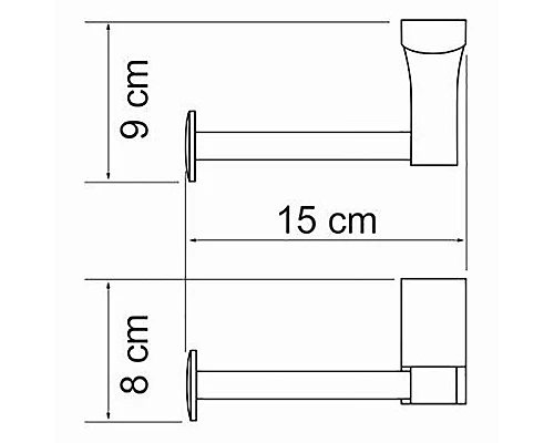 Приобрести Держатель туалетной бумаги WasserKRAFT Leine K-5096 Хром в магазине сантехники Santeh-Crystal.ru