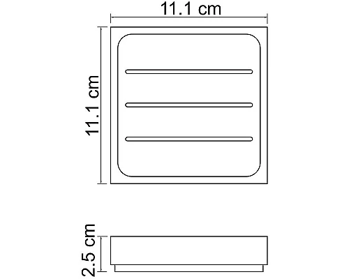 Приобрести Мыльница WasserKRAFT Leine K-3829 Белая матовая в магазине сантехники Santeh-Crystal.ru