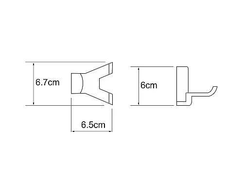 Купить Двойной крючок WasserKRAFT Leine K-5023DW Хром Белый в магазине сантехники Santeh-Crystal.ru