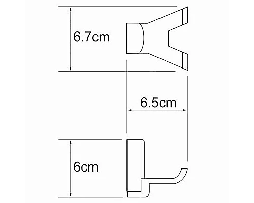 Заказать Двойной крючок WasserKRAFT Leine K-5023D Хром в магазине сантехники Santeh-Crystal.ru