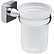 Купить Стакан для зубных щеток WasserKRAFT Lippe K-6528 Хром в магазине сантехники Santeh-Crystal.ru
