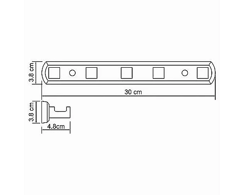 Купить Вешалка для полотенец WasserKRAFT Lippe K-6575 Хром в магазине сантехники Santeh-Crystal.ru