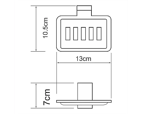 Заказать Мыльница WasserKRAFT Lopau K-6069 Хром в магазине сантехники Santeh-Crystal.ru