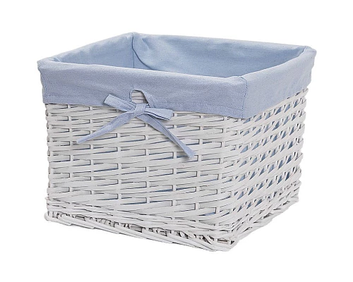 Купить Корзина для аксессуаров WasserKRAFT Lopau WB-320-L Белая в магазине сантехники Santeh-Crystal.ru