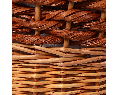 Заказать Корзина для белья WasserKRAFT Main WB-410-S с крышкой Светло-коричневая в магазине сантехники Santeh-Crystal.ru