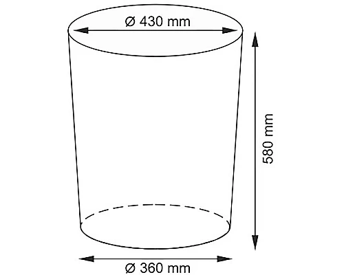 Приобрести Корзина для белья WasserKRAFT Main WB-410-L с крышкой Светло-коричневая в магазине сантехники Santeh-Crystal.ru