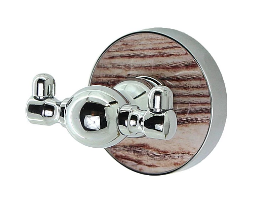 Заказать Двойной крючок WasserKRAFT Regen K-6923D Хром в магазине сантехники Santeh-Crystal.ru