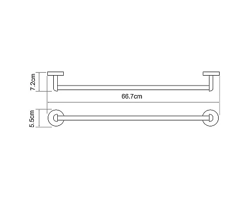 Заказать Полотенцедержатель WasserKRAFT Rhein K-6230 Хром в магазине сантехники Santeh-Crystal.ru