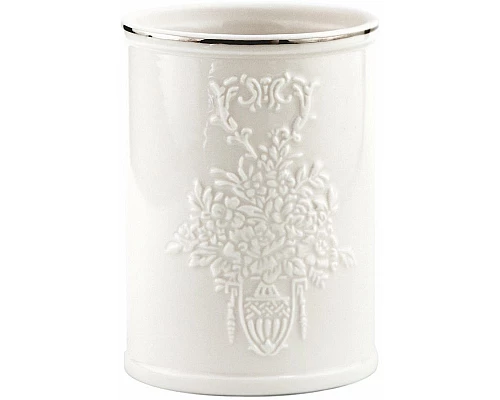 Купить Стакан для зубных щеток WasserKRAFT Rossel K-5728 Белый в магазине сантехники Santeh-Crystal.ru