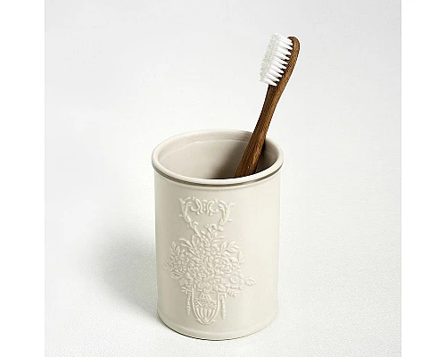 Купить Стакан для зубных щеток WasserKRAFT Rossel K-5728 Белый в магазине сантехники Santeh-Crystal.ru