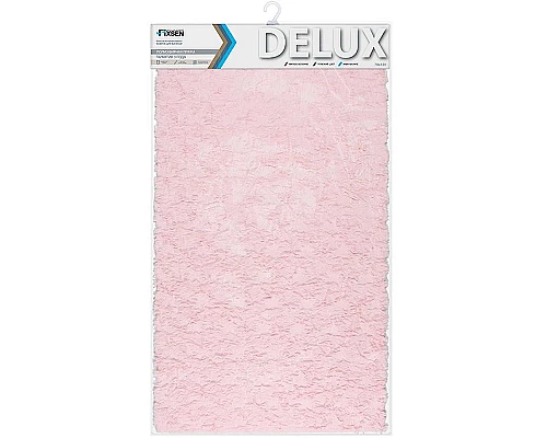 Купить Коврик для ванной комнаты Fixsen Delux 120х70 FX-9040B Розовый в магазине сантехники Santeh-Crystal.ru