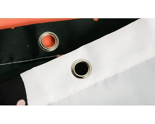 Купить Шторка для ванны Fixsen Design Summer FX-2506 180х200 Белая с узорами в магазине сантехники Santeh-Crystal.ru