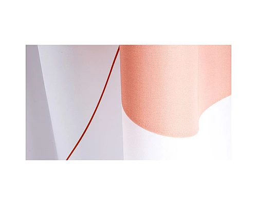 Приобрести Шторка для ванны Fixsen Design Cream FX-2514 180х200 Розовый в магазине сантехники Santeh-Crystal.ru