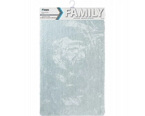 Купить Коврик для ванной комнаты Fixsen Family FX-9003C 70х120 Серый в магазине сантехники Santeh-Crystal.ru
