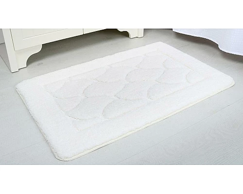 Приобрести Коврик для ванной комнаты Fixsen Link FX-5002W 50x80 Белый в магазине сантехники Santeh-Crystal.ru