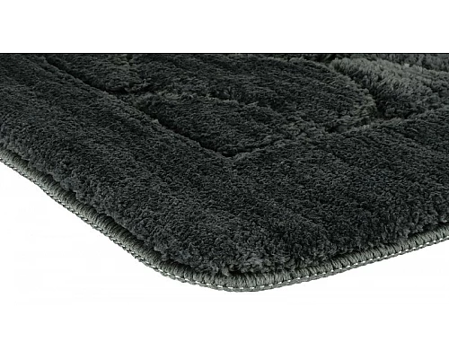 Купить Коврик для ванной комнаты Fixsen Link FX-5002V 50x80 Графит в магазине сантехники Santeh-Crystal.ru