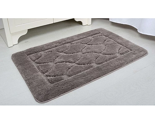 Приобрести Коврик для ванной комнаты Fixsen Link FX-5002I 50x80 Коричневый в магазине сантехники Santeh-Crystal.ru