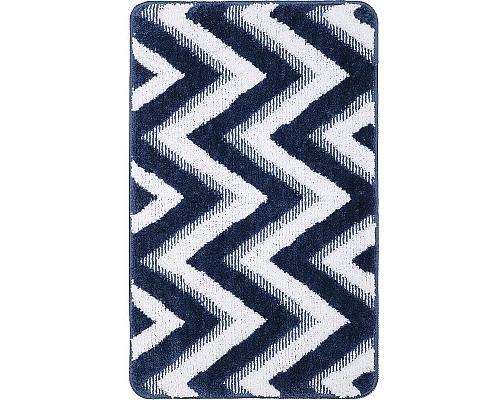 Заказать Коврик для ванной комнаты Fixsen River 800х500 FX-5004M Темно-синий в магазине сантехники Santeh-Crystal.ru