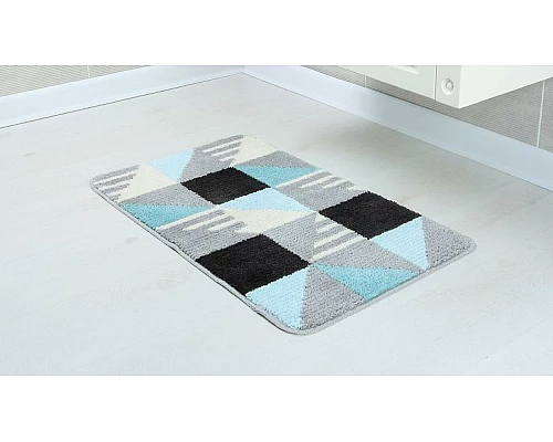 Приобрести Коврик для ванной комнаты Fixsen Visa FX-5005Z 50x80 Серый в магазине сантехники Santeh-Crystal.ru