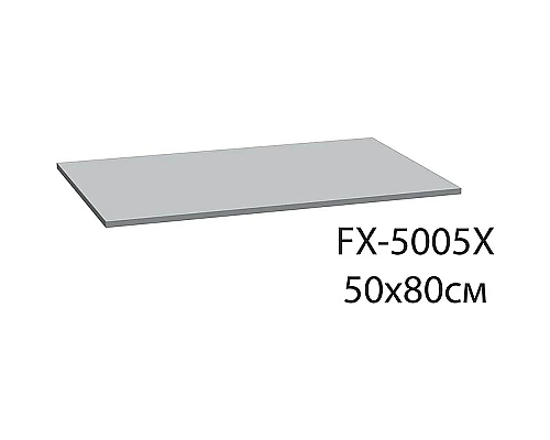 Приобрести Коврик для ванной комнаты Fixsen Visa 80х50 FX-5005X Серый Голубой в магазине сантехники Santeh-Crystal.ru