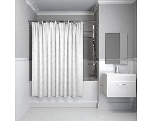 Заказать Шторка для ванны Iddis Basic B56P118i11 180х180 Белая в магазине сантехники Santeh-Crystal.ru