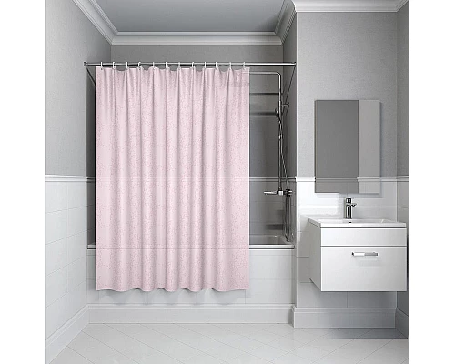 Купить Шторка для ванны Iddis Basic B55P218i11 200х180 Розовая в магазине сантехники Santeh-Crystal.ru