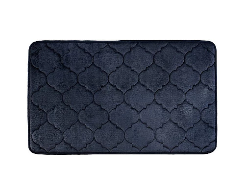 Купить Коврик для ванной комнаты Iddis Basic 50х80 B20P580i12 Темно-синий в магазине сантехники Santeh-Crystal.ru