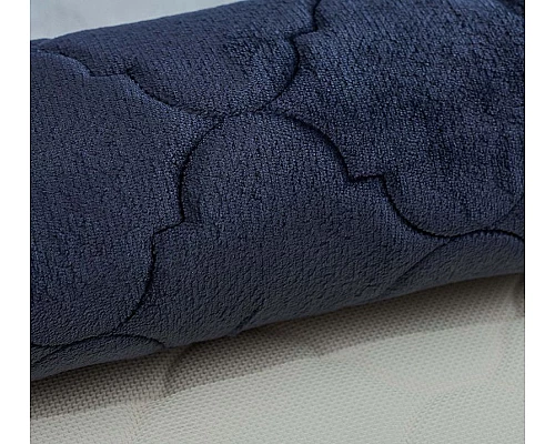 Купить Коврик для ванной комнаты Iddis Basic 50х80 B20P580i12 Темно-синий в магазине сантехники Santeh-Crystal.ru