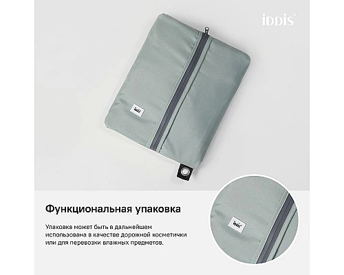 Купить Штора для ванны Iddis Basic 180х200 B71P218i11 Зеленая в магазине сантехники Santeh-Crystal.ru