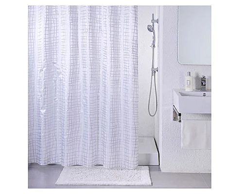 Приобрести Штора для ванны Iddis Gauze 200x200 Белая в магазине сантехники Santeh-Crystal.ru
