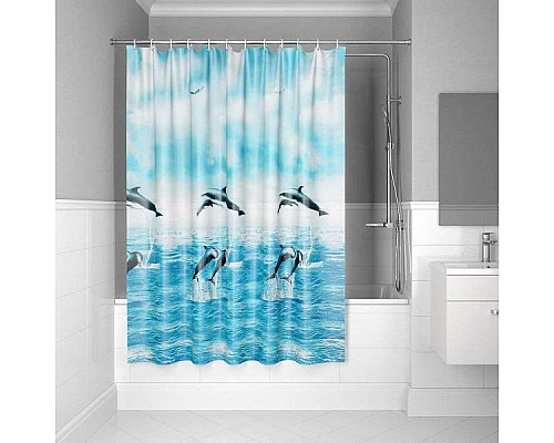 Приобрести Шторка для ванны Iddis Promo 180x180 P21PV11i11 Голубая в магазине сантехники Santeh-Crystal.ru