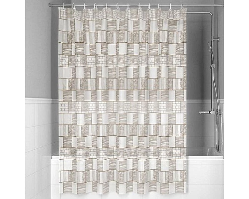 Заказать Шторка для ванны Iddis Promo P30PV11i11 180х180 Бежевая в магазине сантехники Santeh-Crystal.ru