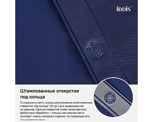 Заказать Штора для ванны Iddis Promo 180х180 P40PV11i11 Синяя в магазине сантехники Santeh-Crystal.ru