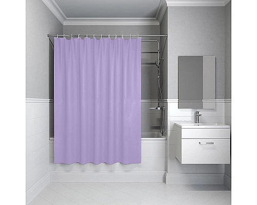Заказать Штора для ванны Iddis Promo 180х200 P08PE18i11 Светло-фиолетовя в магазине сантехники Santeh-Crystal.ru