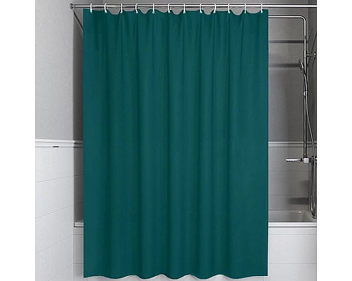 Приобрести Штора для ванны Iddis Promo 180х200 P04PE18i11 Темно-зеленая в магазине сантехники Santeh-Crystal.ru