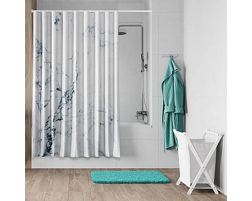 Купить Штора для ванны WasserKRAFT Aland 200х200 SC-85102 Белая в магазине сантехники Santeh-Crystal.ru