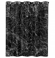 Штора для ванны WasserKRAFT Aland 200х200 SC-85105 Черная