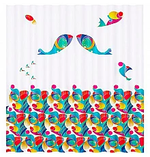 Штора для ванны WasserKRAFT Berkel 180х200 SC-68101 Море