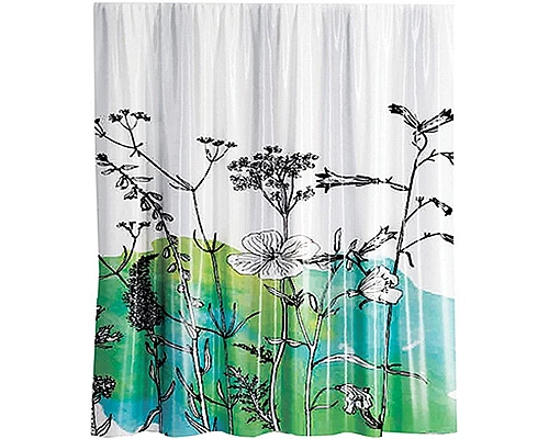 Купить Штора для ванны WasserKRAFT Dill 180х200 SC-39101 Полевые цветы в магазине сантехники Santeh-Crystal.ru