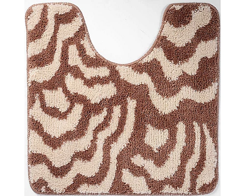 Заказать Коврик для туалета WasserKRAFT Donau 50х50 BM-9409 Коричневый в магазине сантехники Santeh-Crystal.ru