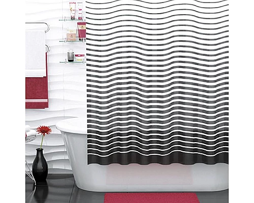 Заказать Штора для ванны WasserKRAFT Donau 180х200 SC-24101 Полосы в магазине сантехники Santeh-Crystal.ru