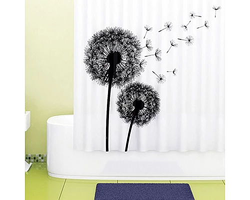 Заказать Штора для ванны WasserKRAFT Elbе 180х200 SC-72101 Цветы в магазине сантехники Santeh-Crystal.ru